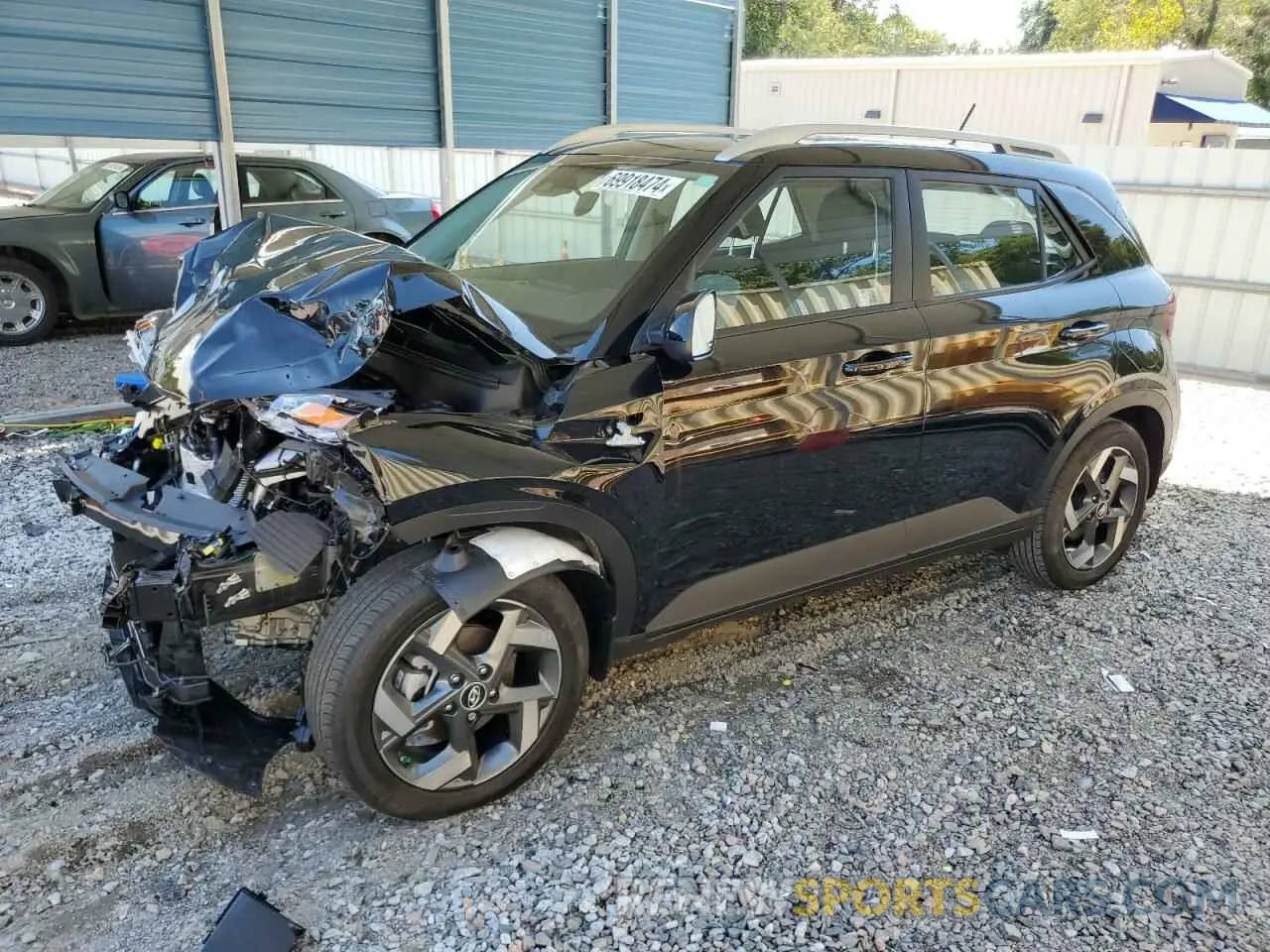 1 Photograph of a damaged car KMHRC8A3XRU329358 HYUNDAI VENUE 2024