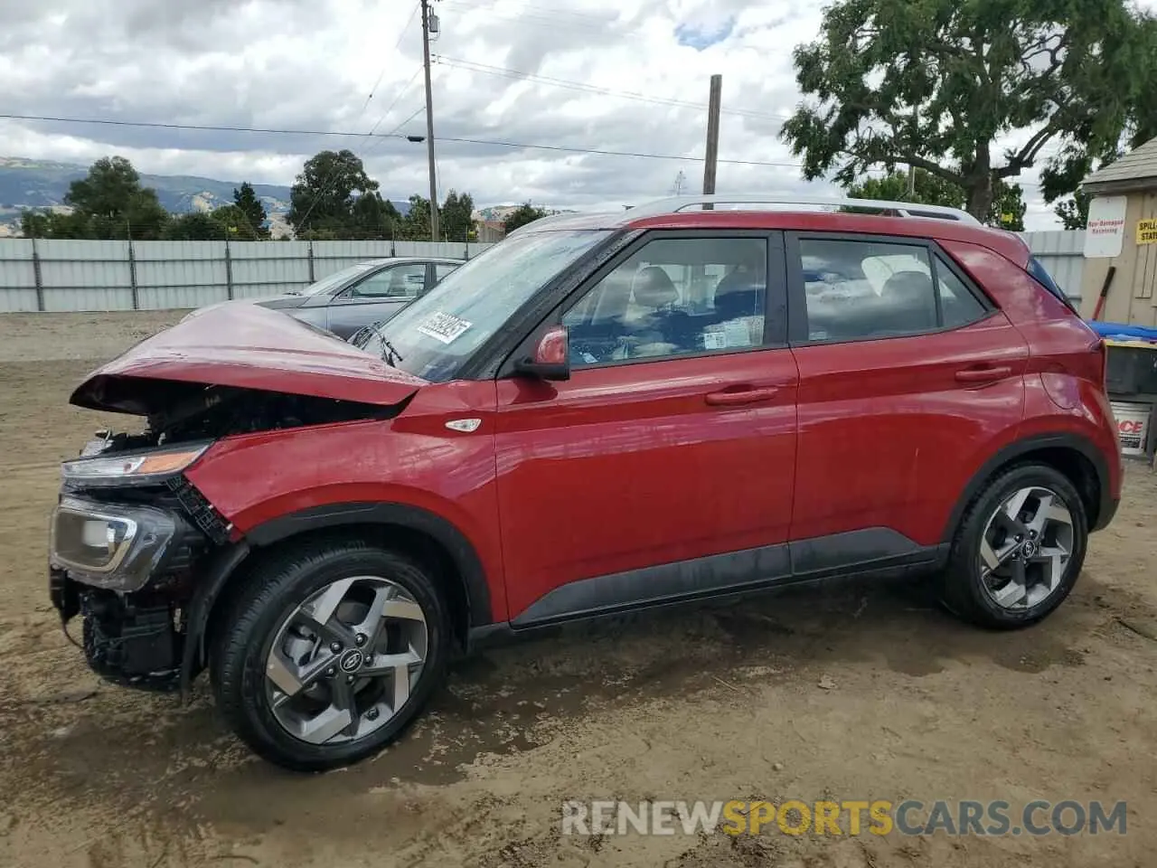 1 Photograph of a damaged car KMHRC8A31SU355773 HYUNDAI VENUE 2025