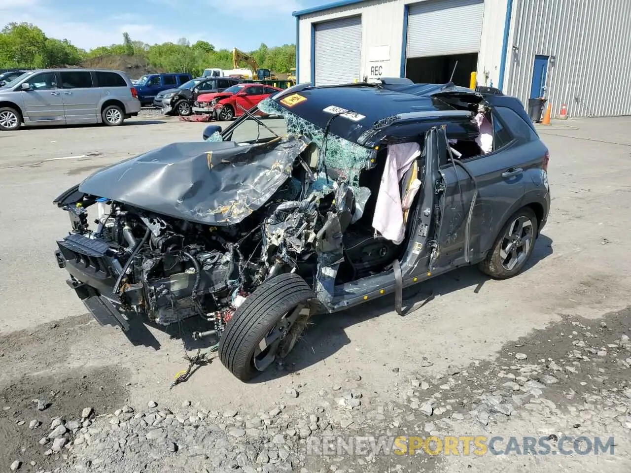1 Photograph of a damaged car KMHRC8A38SU345208 HYUNDAI VENUE 2025