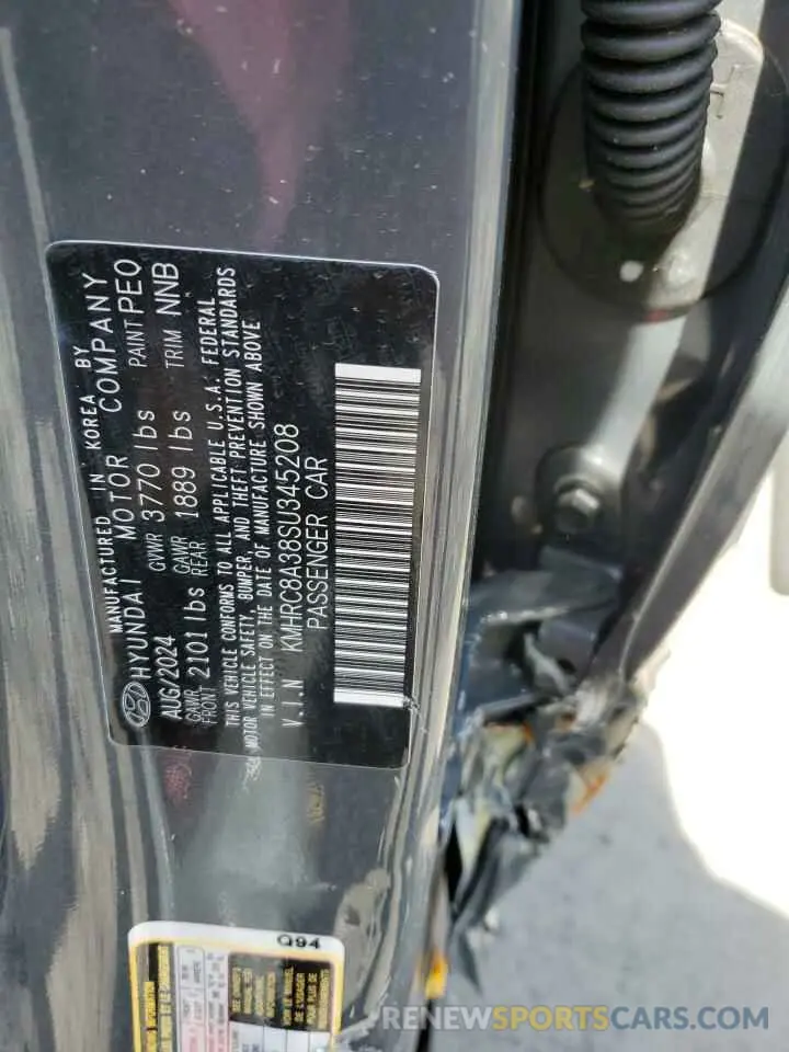 12 Photograph of a damaged car KMHRC8A38SU345208 HYUNDAI VENUE 2025