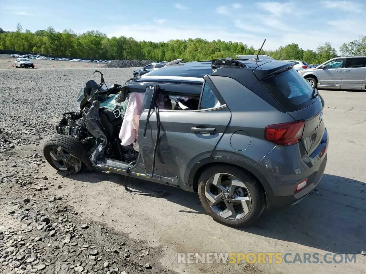2 Photograph of a damaged car KMHRC8A38SU345208 HYUNDAI VENUE 2025