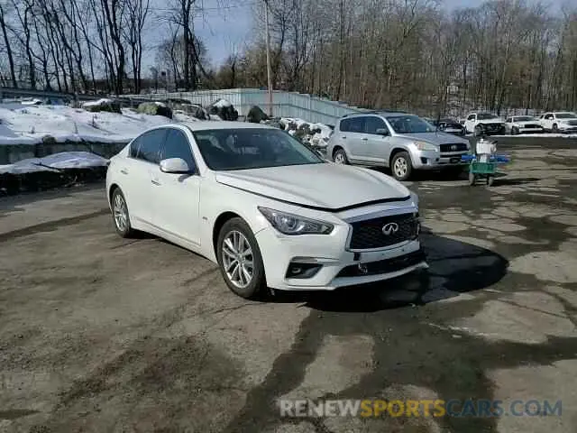 10 Photograph of a damaged car JN1CV7AR8KM350026 INFINITI Q50 2019