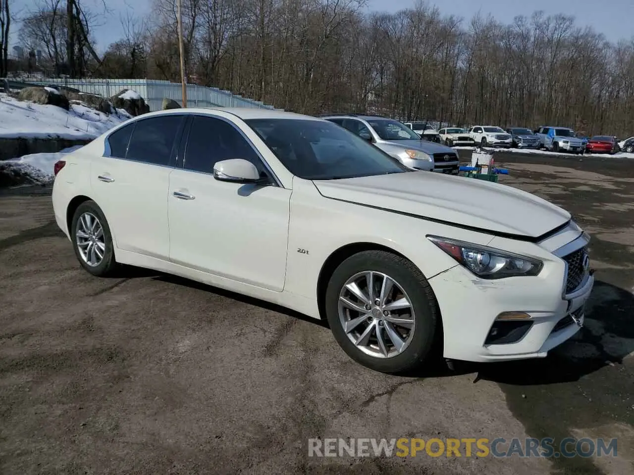 4 Photograph of a damaged car JN1CV7AR8KM350026 INFINITI Q50 2019