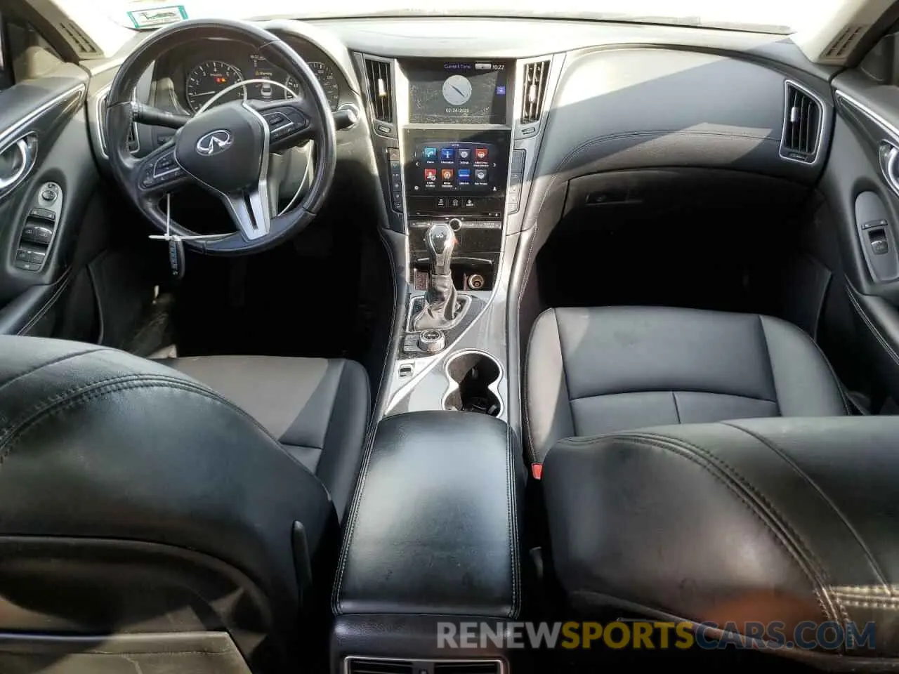 8 Photograph of a damaged car JN1CV7AR8KM350026 INFINITI Q50 2019
