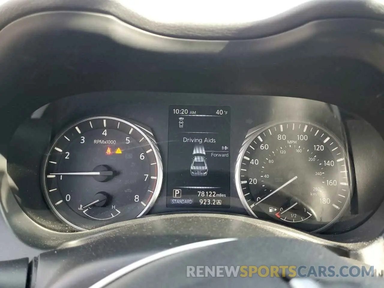 9 Photograph of a damaged car JN1CV7AR8KM350026 INFINITI Q50 2019