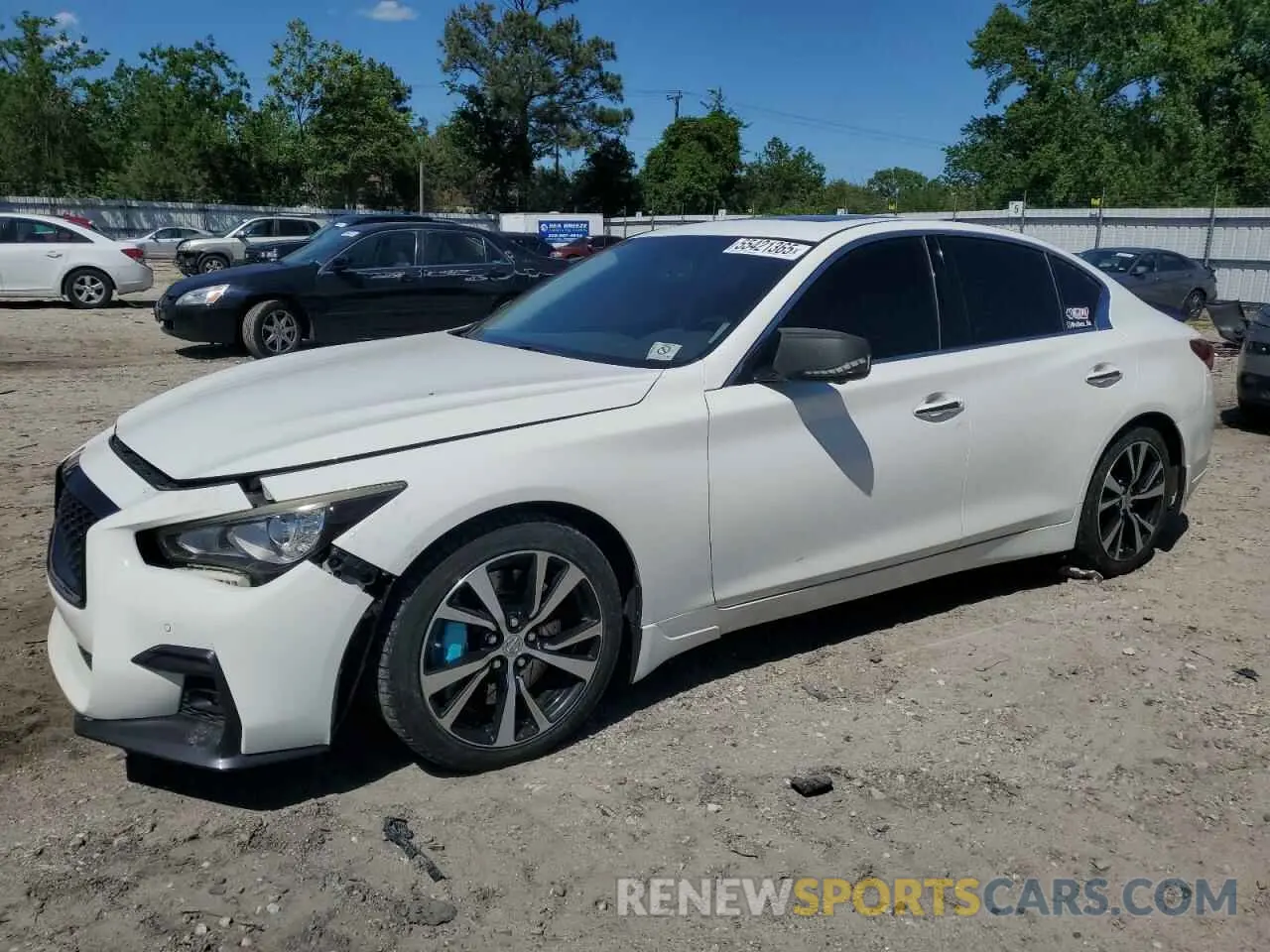 1 Photograph of a damaged car JN1EV7AP0KM510570 INFINITI Q50 2019