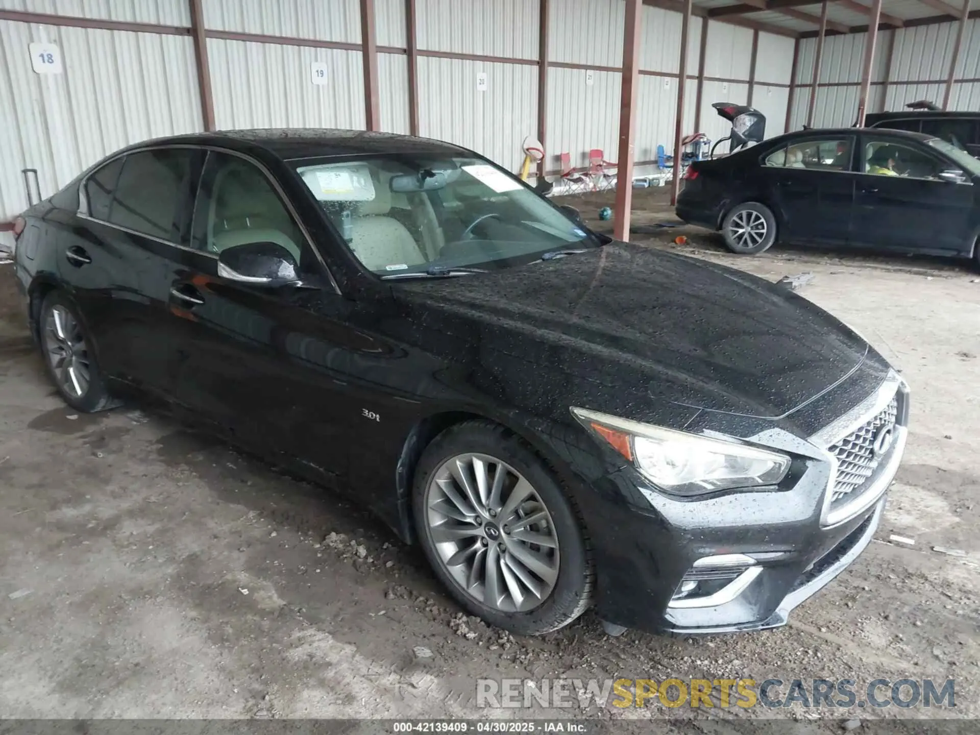 1 Photograph of a damaged car JN1EV7AP0KM511024 INFINITI Q50 2019