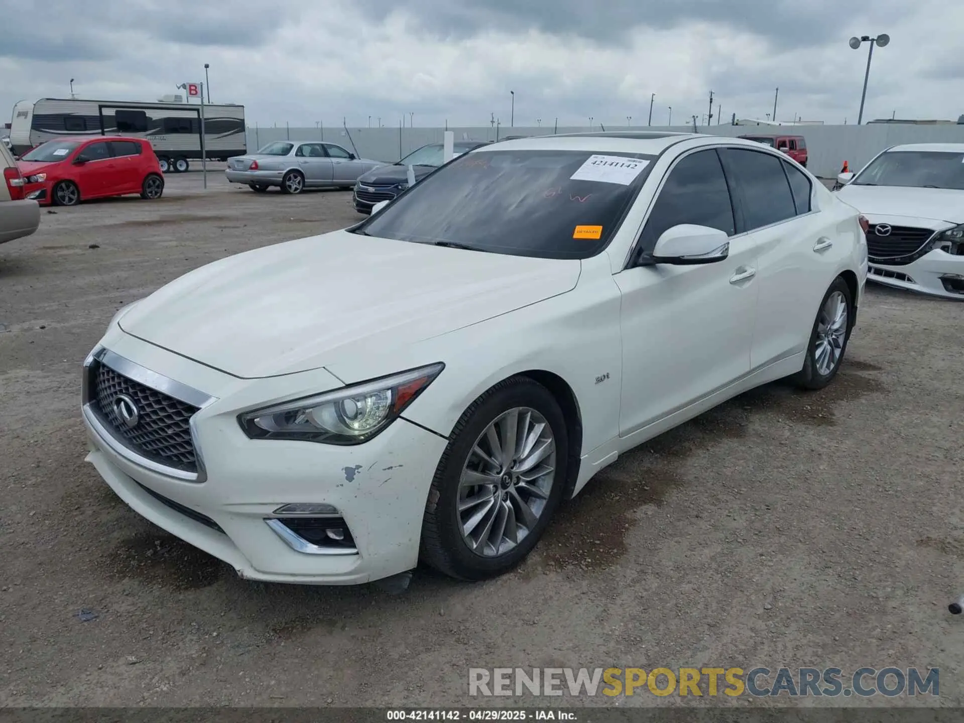 6 Photograph of a damaged car JN1EV7AP0KM514067 INFINITI Q50 2019