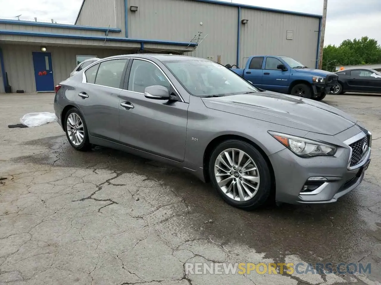 4 Photograph of a damaged car JN1EV7AP0KM514313 INFINITI Q50 2019