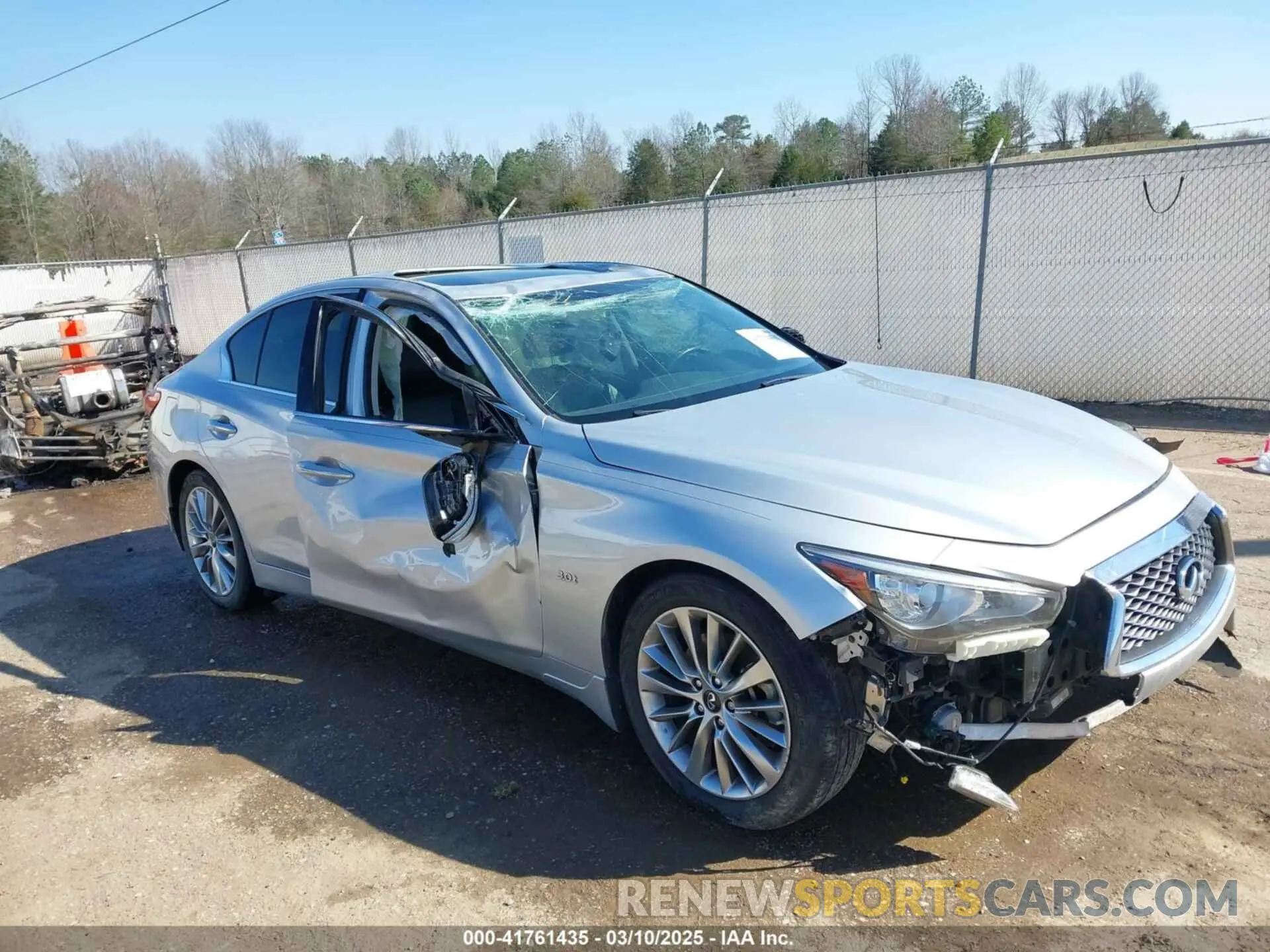 6 Photograph of a damaged car JN1EV7AP0KM519463 INFINITI Q50 2019