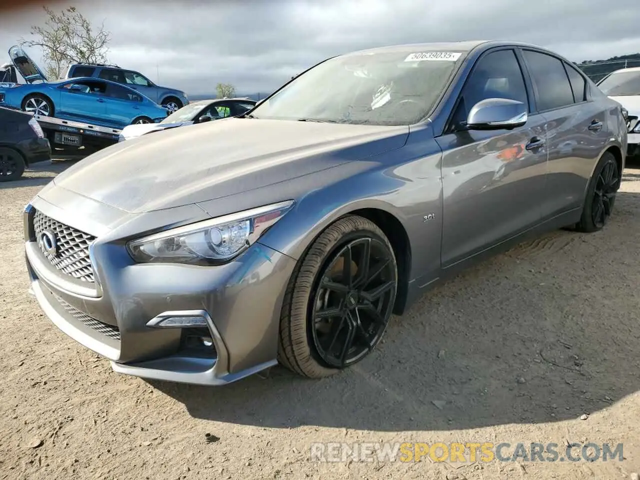 1 Photograph of a damaged car JN1EV7AP0KM542273 INFINITI Q50 2019