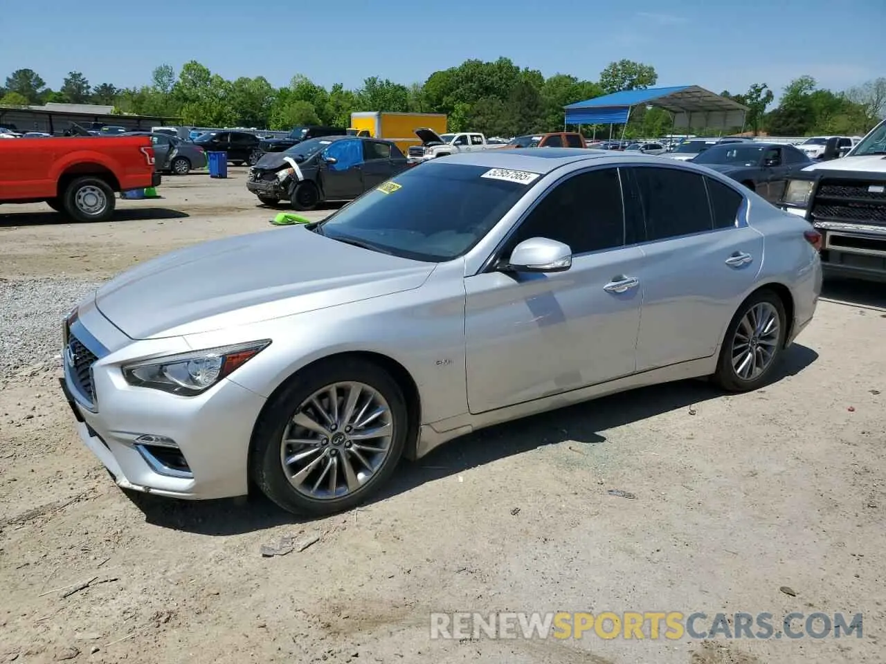 1 Photograph of a damaged car JN1EV7AP1KM510335 INFINITI Q50 2019