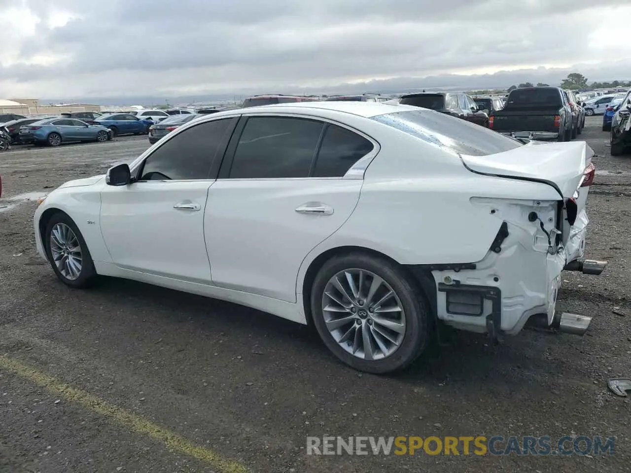 2 Photograph of a damaged car JN1EV7AP1KM511811 INFINITI Q50 2019