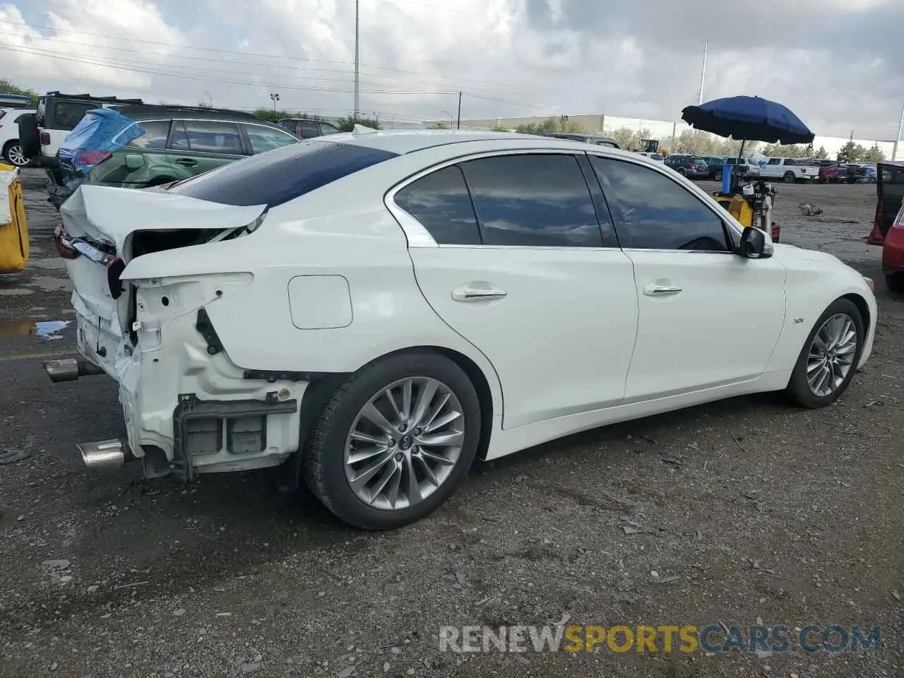 3 Photograph of a damaged car JN1EV7AP1KM511811 INFINITI Q50 2019