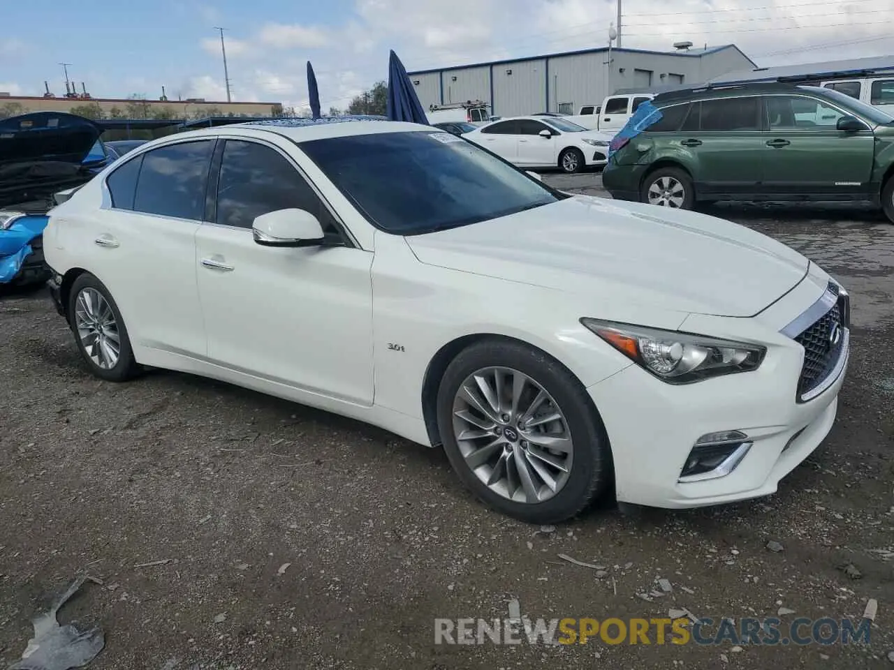 4 Photograph of a damaged car JN1EV7AP1KM511811 INFINITI Q50 2019
