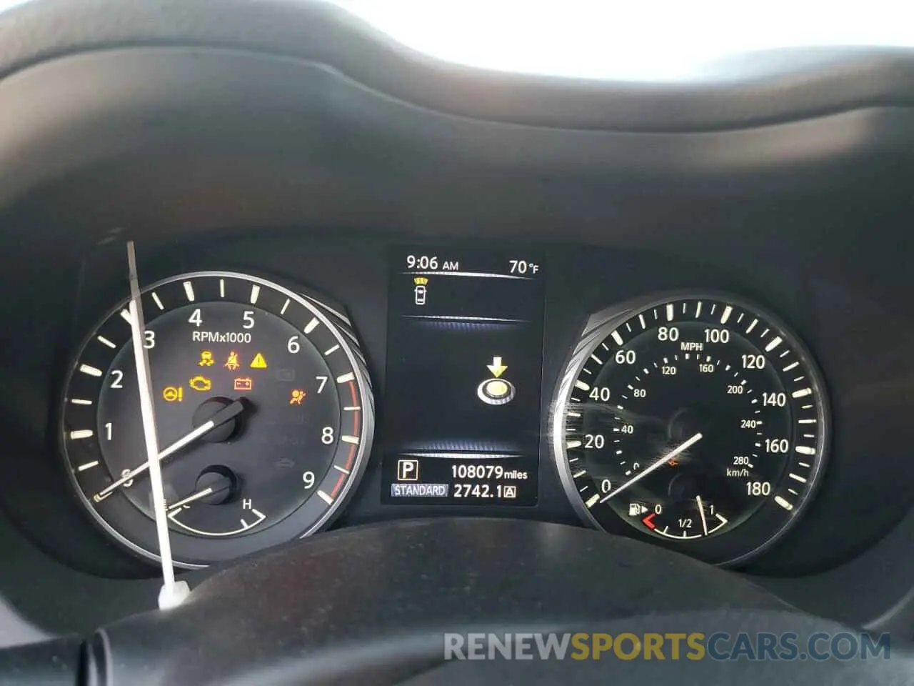 9 Photograph of a damaged car JN1EV7AP1KM516605 INFINITI Q50 2019