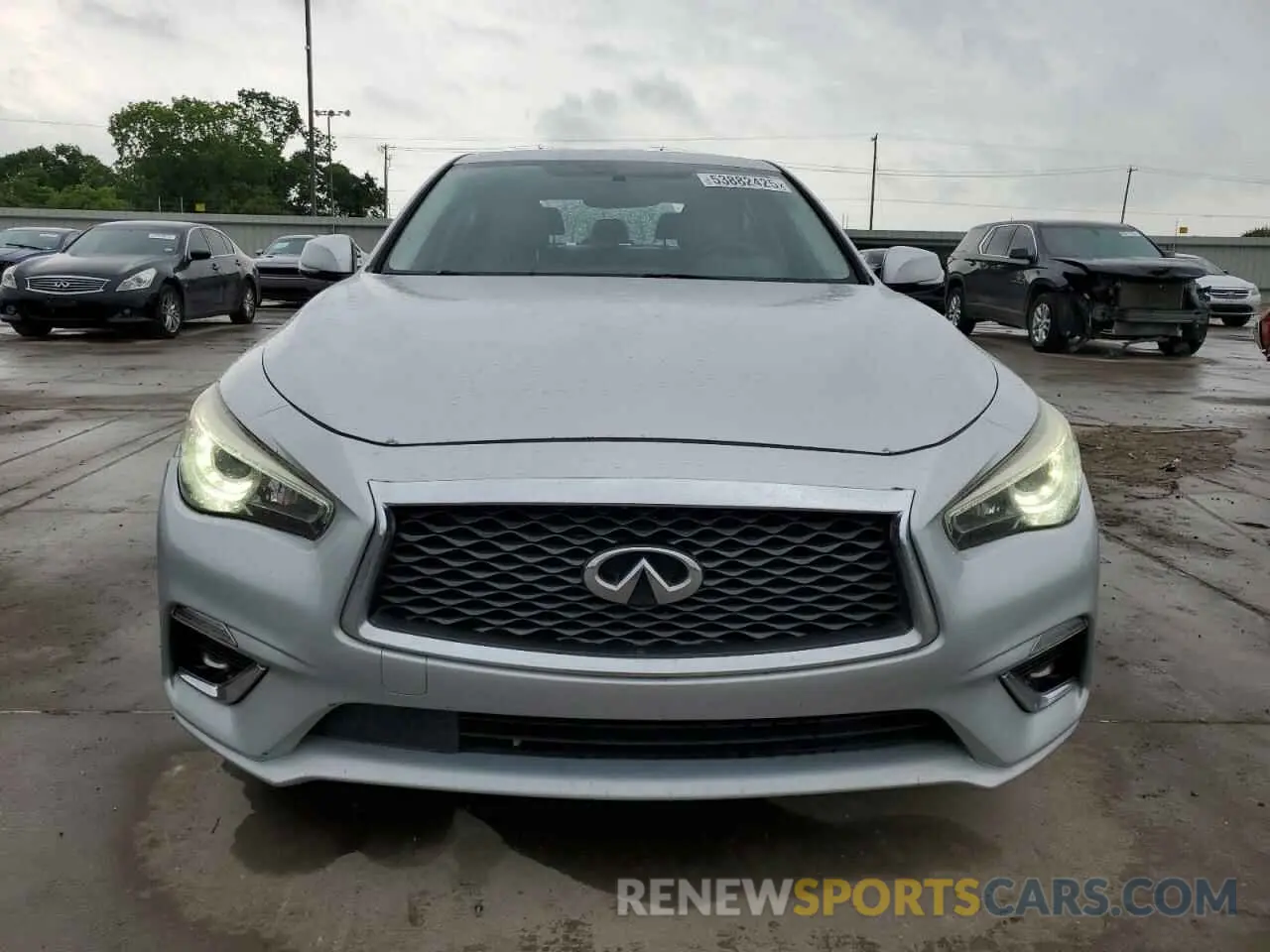 5 Photograph of a damaged car JN1EV7AP2KM511901 INFINITI Q50 2019