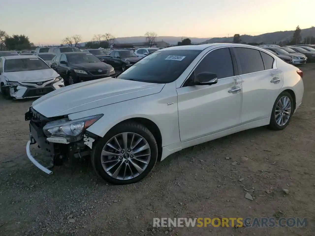 1 Photograph of a damaged car JN1EV7AP2KM512692 INFINITI Q50 2019