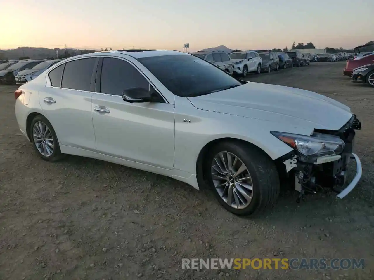 4 Photograph of a damaged car JN1EV7AP2KM512692 INFINITI Q50 2019