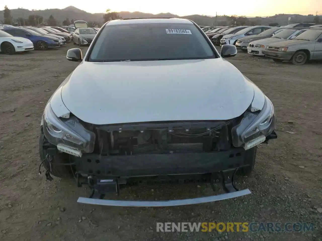 5 Photograph of a damaged car JN1EV7AP2KM512692 INFINITI Q50 2019