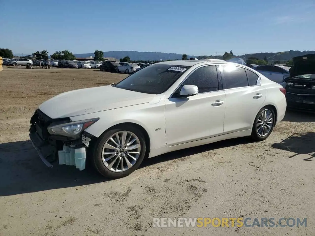 1 Photograph of a damaged car JN1EV7AP2KM513678 INFINITI Q50 2019