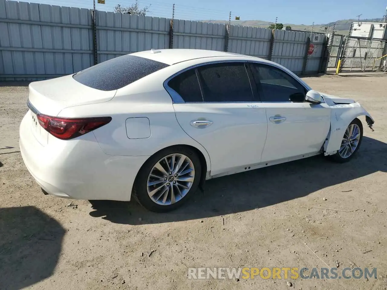 3 Photograph of a damaged car JN1EV7AP2KM513678 INFINITI Q50 2019