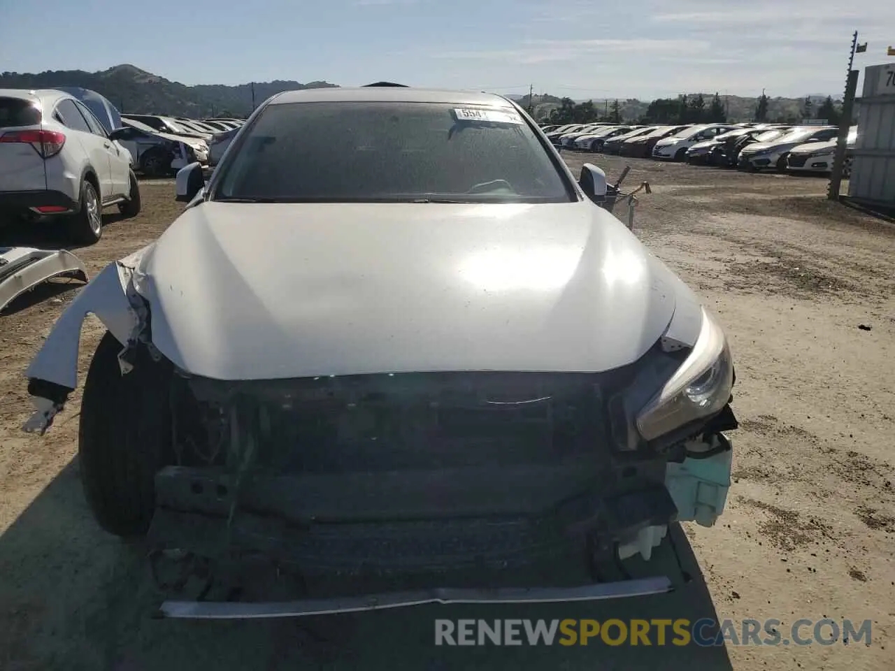 5 Photograph of a damaged car JN1EV7AP2KM513678 INFINITI Q50 2019