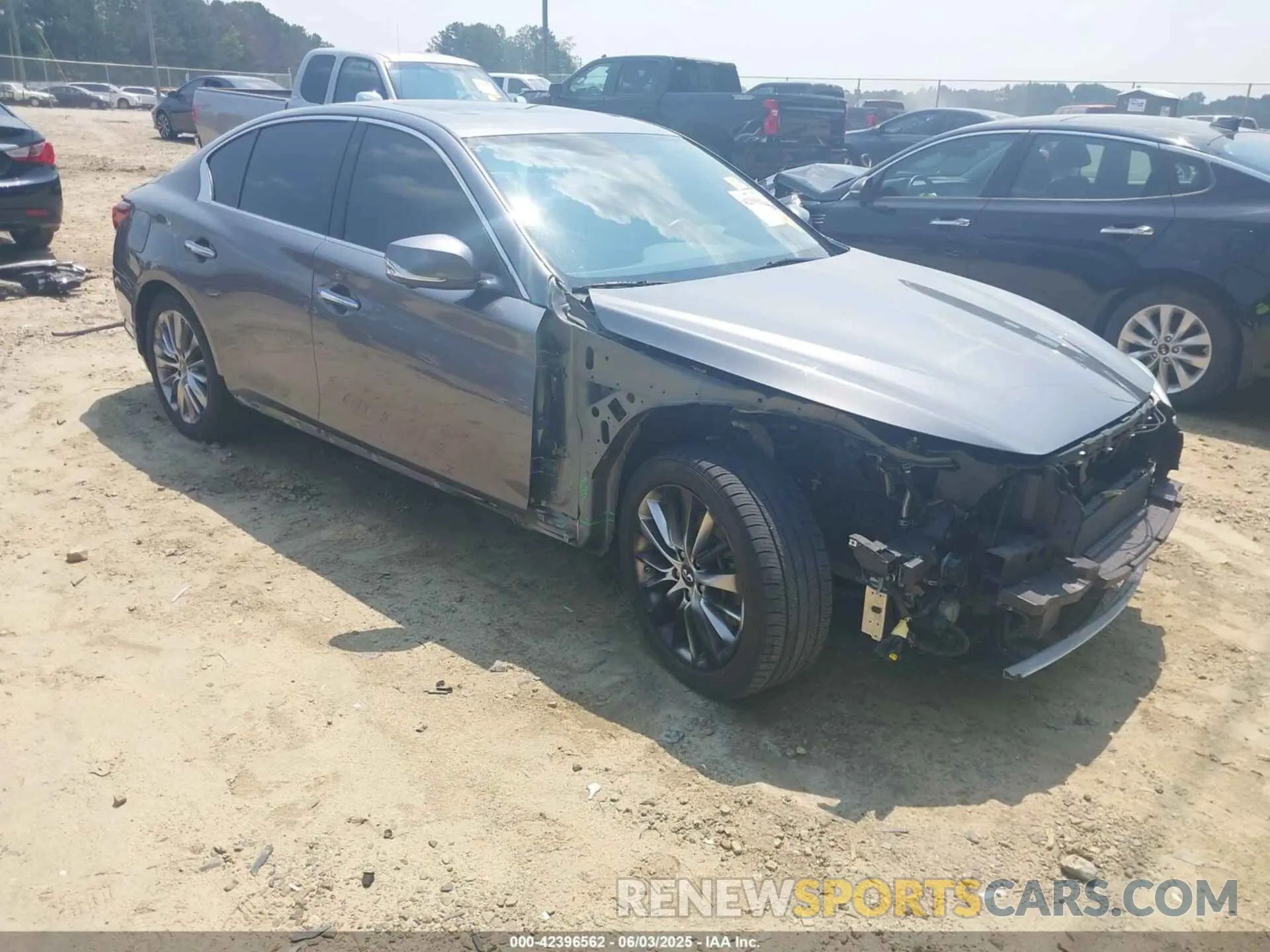 1 Photograph of a damaged car JN1EV7AP2KM518024 INFINITI Q50 2019