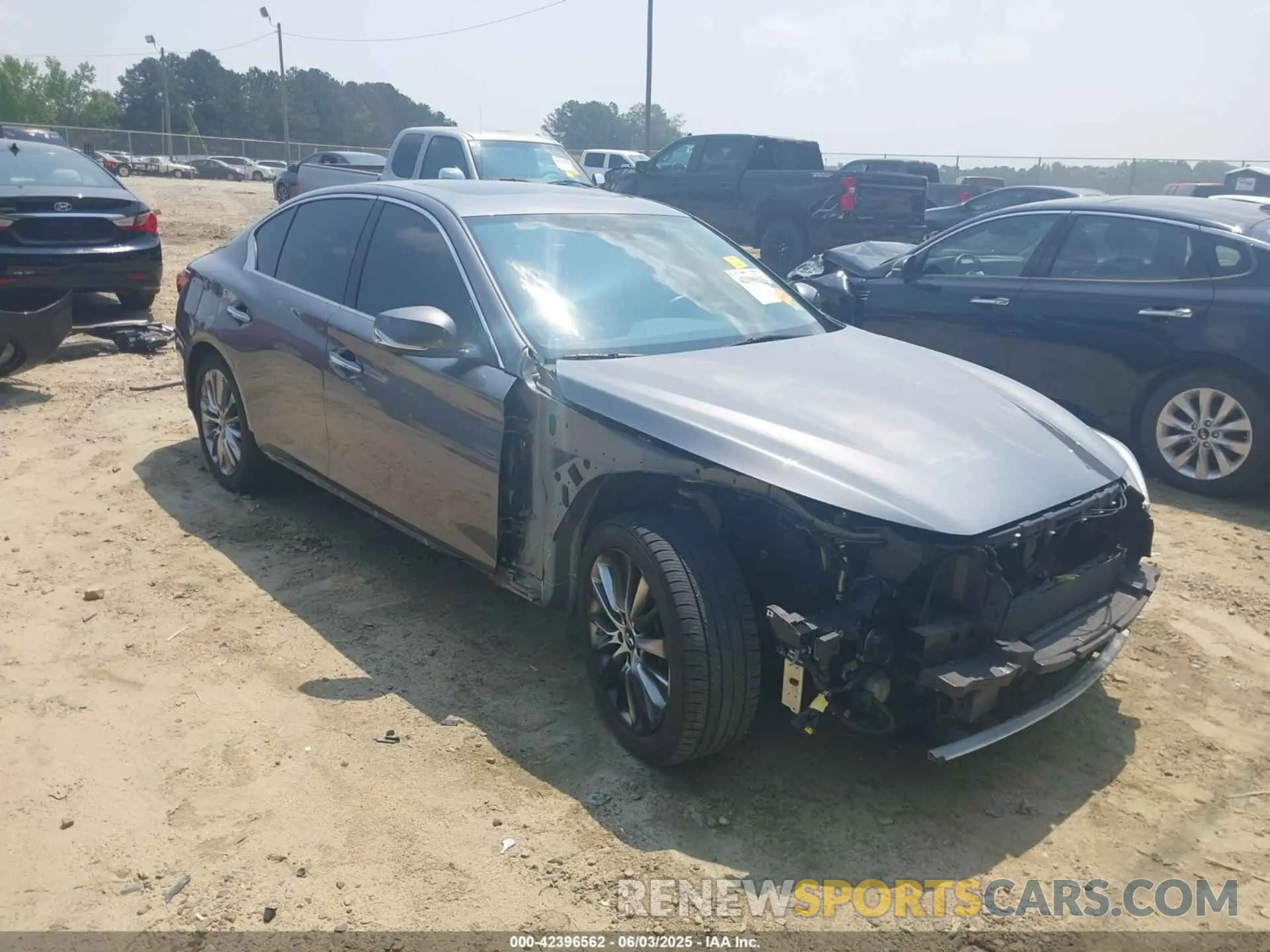 6 Photograph of a damaged car JN1EV7AP2KM518024 INFINITI Q50 2019