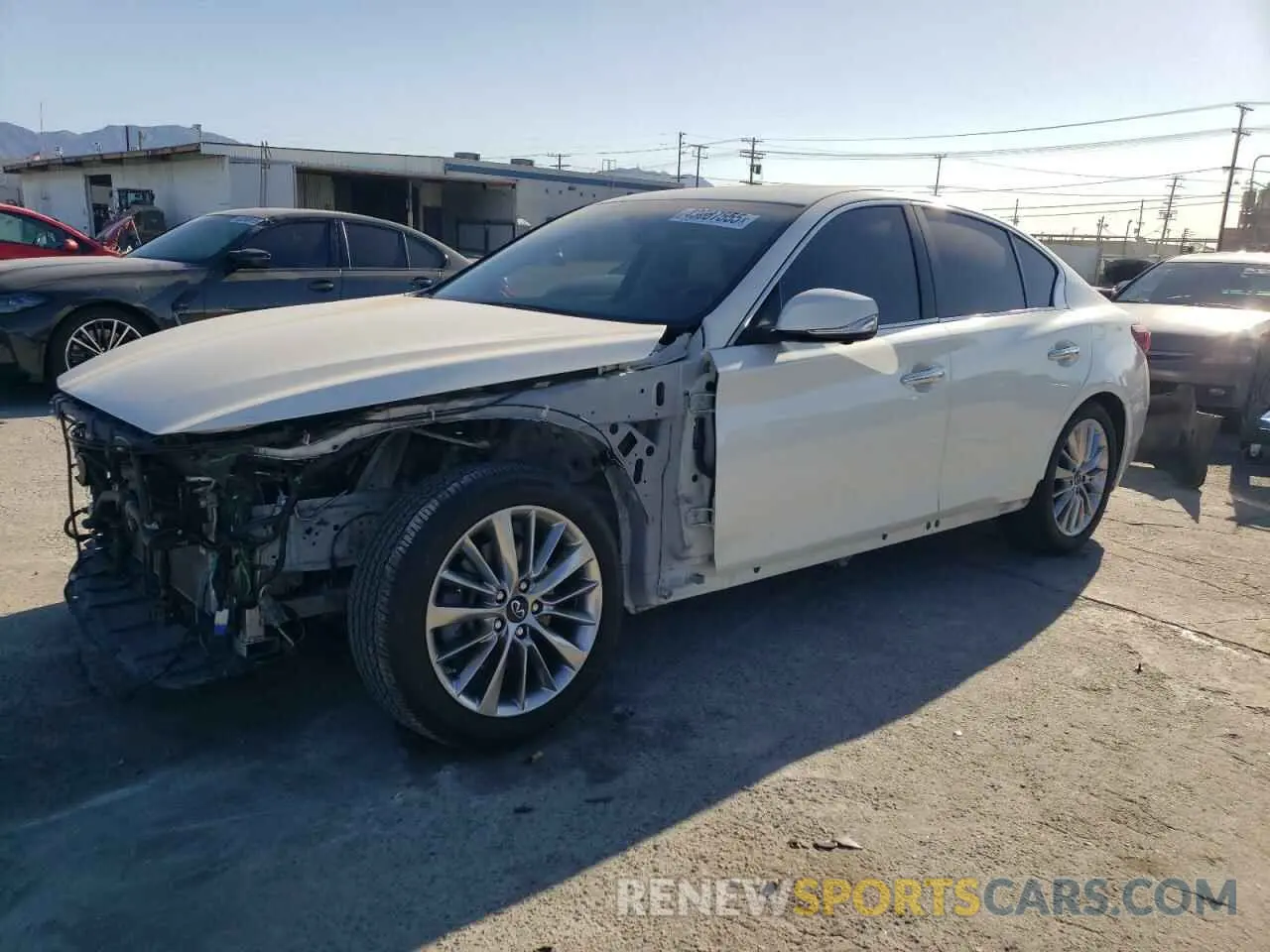 1 Photograph of a damaged car JN1EV7AP2KM518685 INFINITI Q50 2019