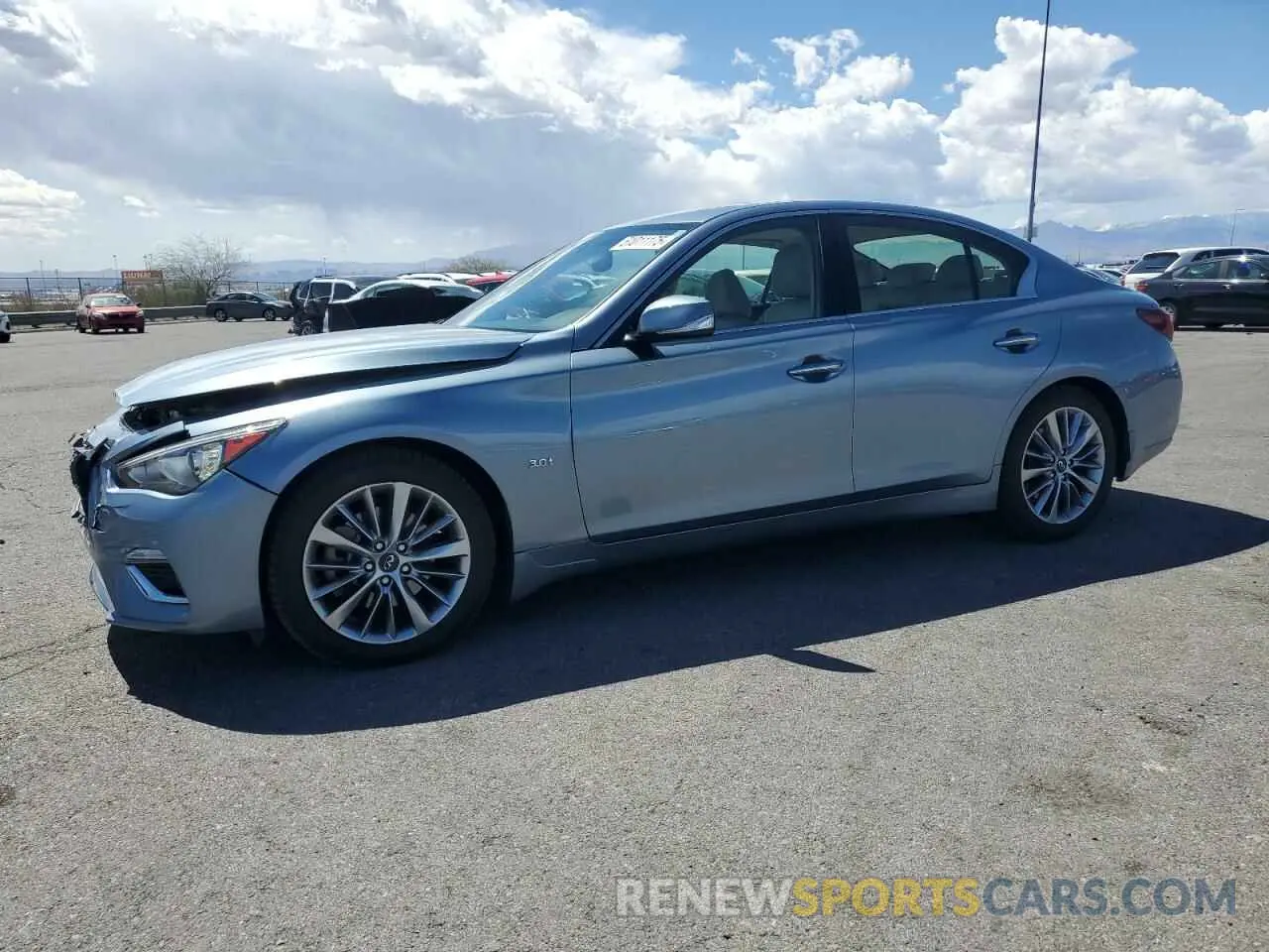 1 Photograph of a damaged car JN1EV7AP3KM510109 INFINITI Q50 2019