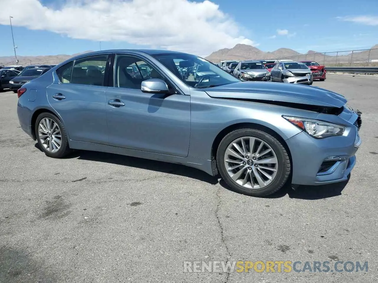 4 Photograph of a damaged car JN1EV7AP3KM510109 INFINITI Q50 2019