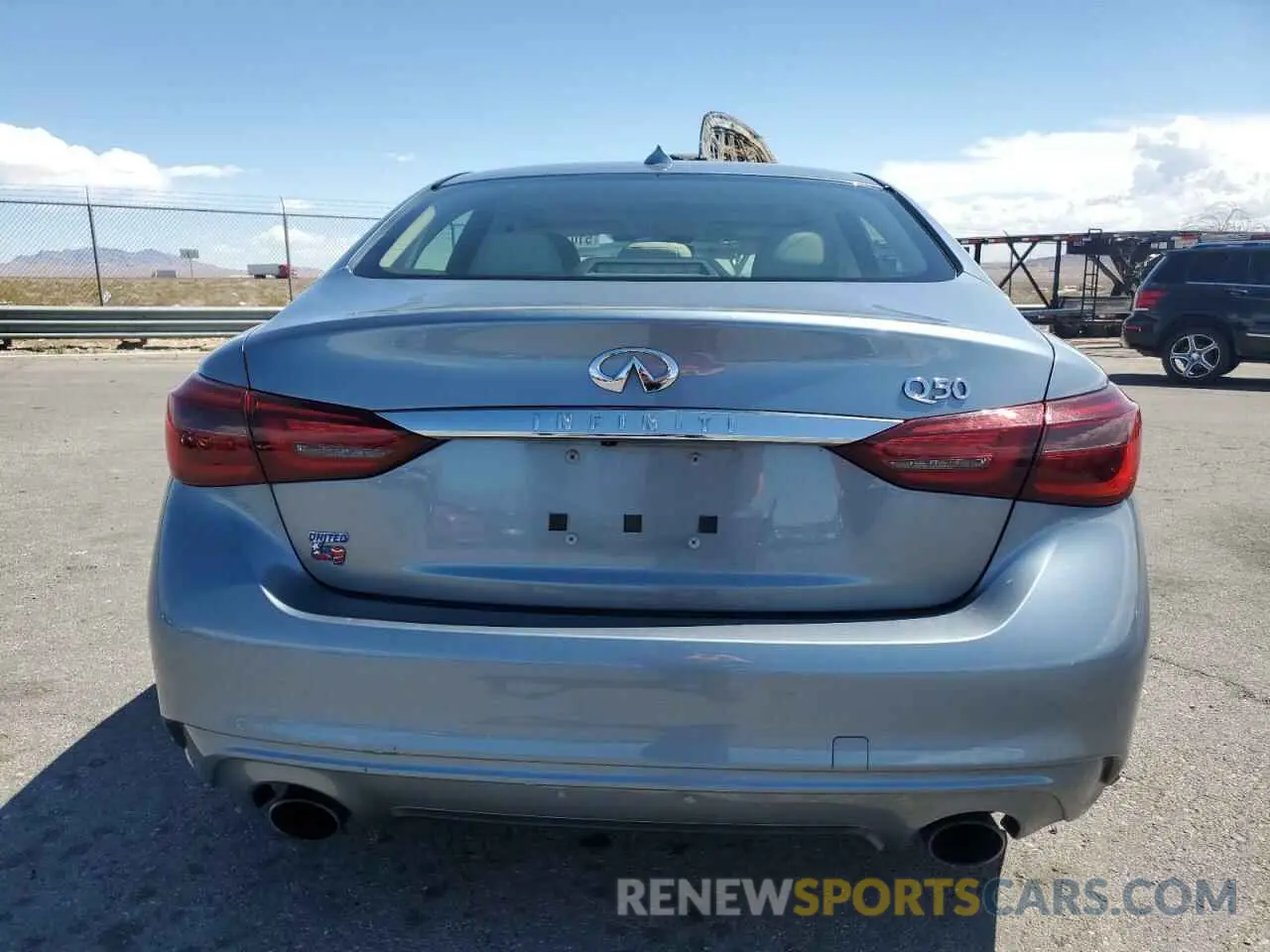 6 Photograph of a damaged car JN1EV7AP3KM510109 INFINITI Q50 2019