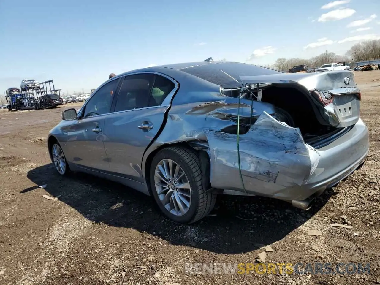 2 Photograph of a damaged car JN1EV7AP3KM512068 INFINITI Q50 2019