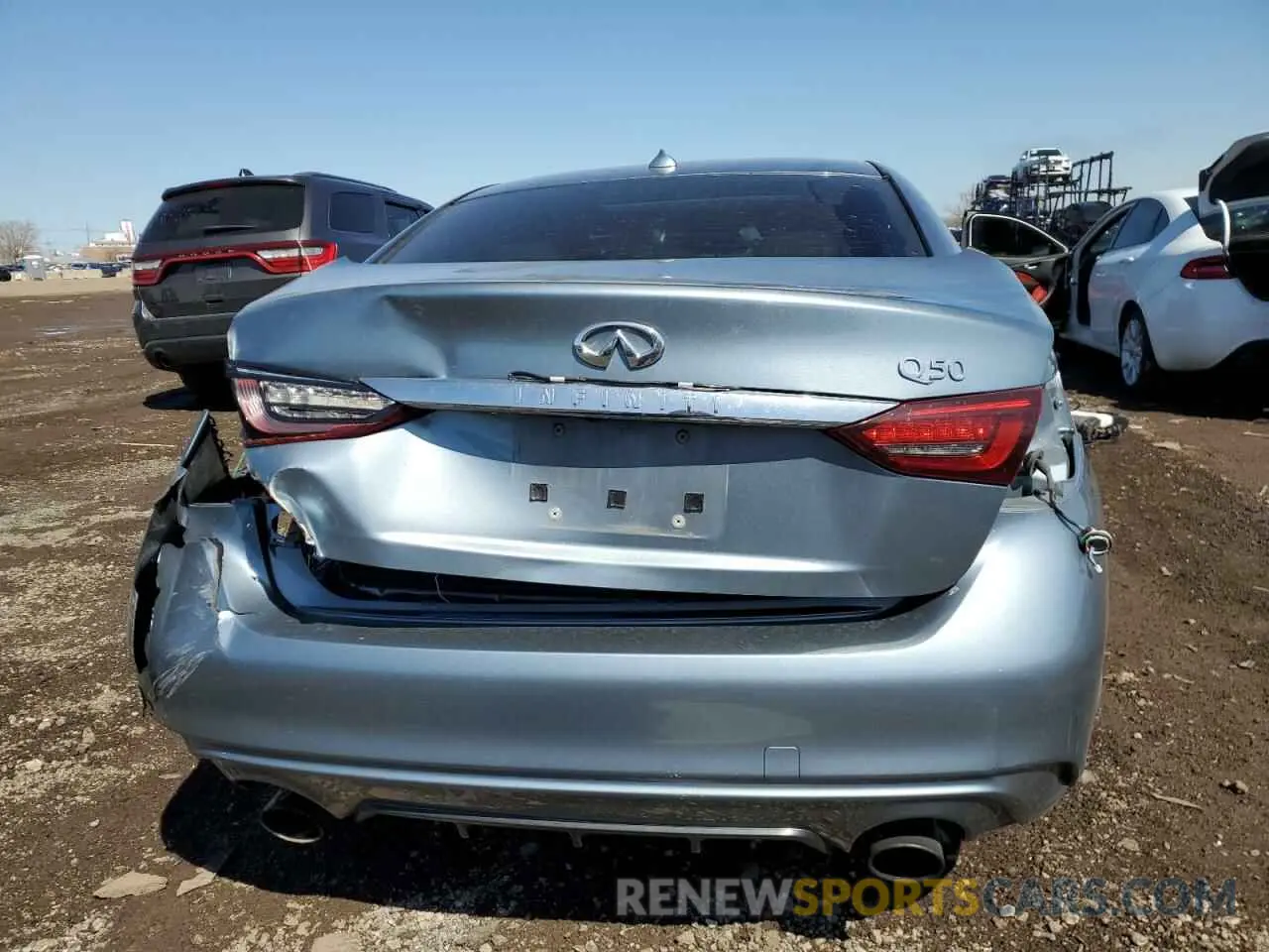 6 Photograph of a damaged car JN1EV7AP3KM512068 INFINITI Q50 2019