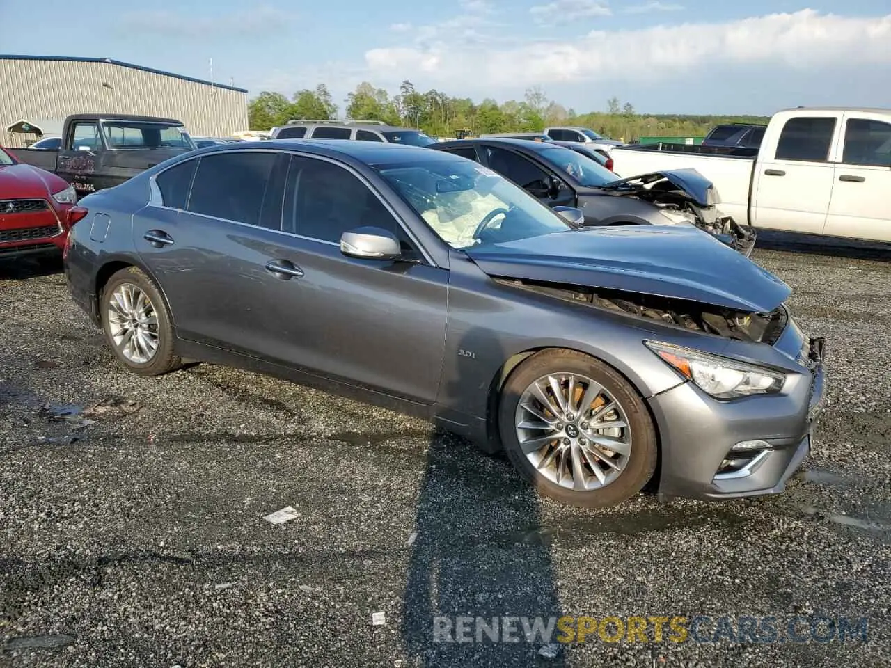 4 Photograph of a damaged car JN1EV7AP3KM512636 INFINITI Q50 2019