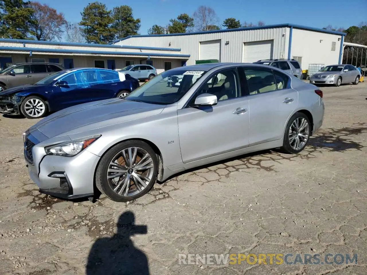 1 Photograph of a damaged car JN1EV7AP3KM513236 INFINITI Q50 2019