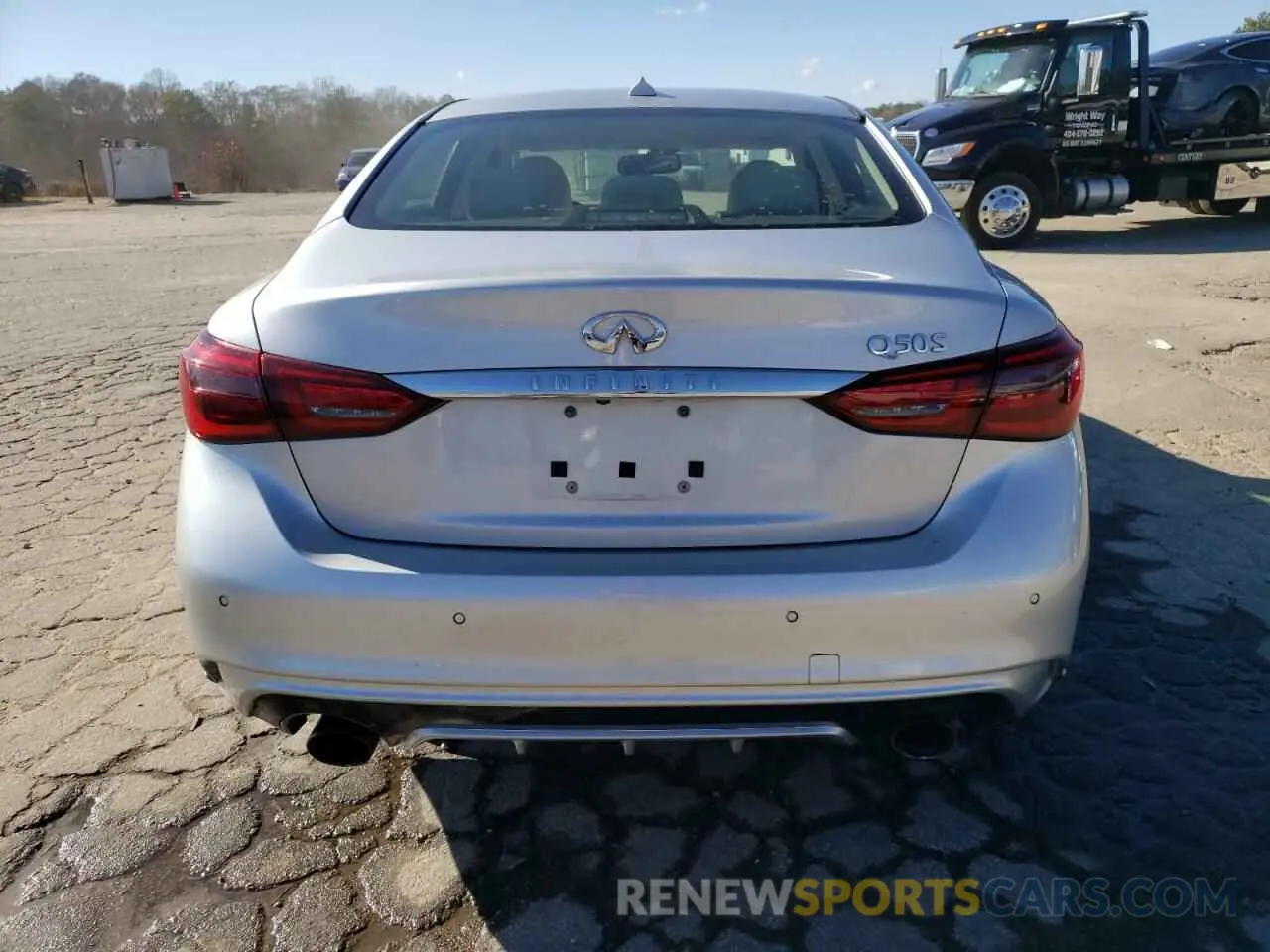 6 Photograph of a damaged car JN1EV7AP3KM513236 INFINITI Q50 2019