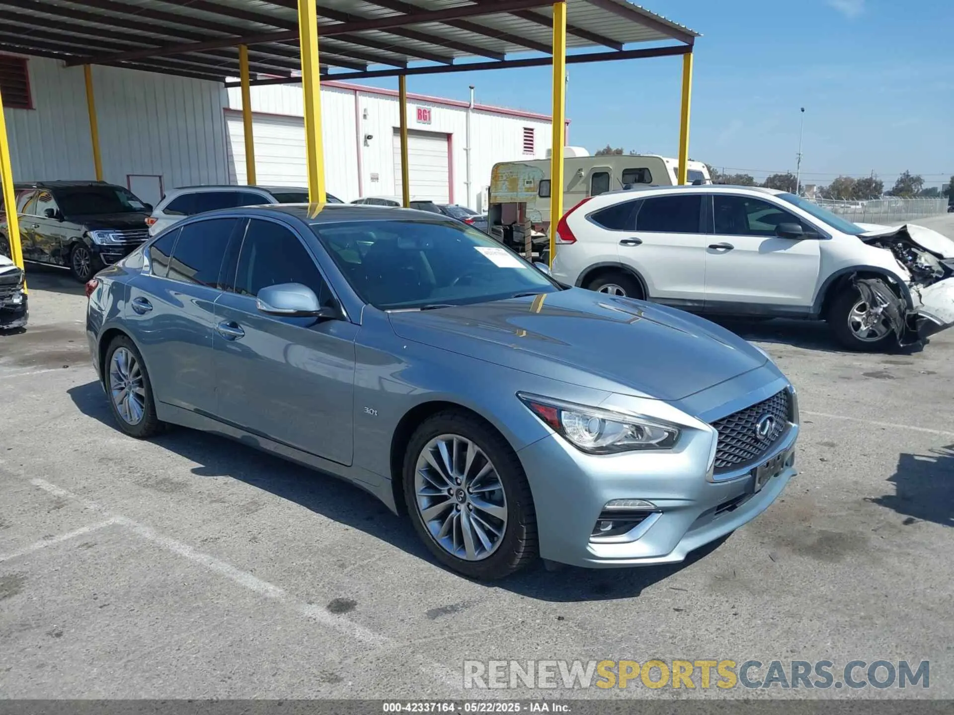 1 Photograph of a damaged car JN1EV7AP3KM514967 INFINITI Q50 2019