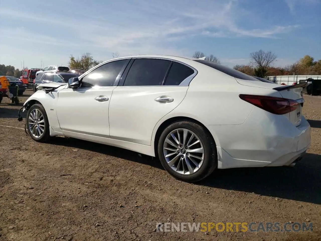2 Photograph of a damaged car JN1EV7AP3KM515083 INFINITI Q50 2019