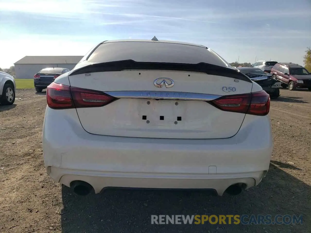 6 Photograph of a damaged car JN1EV7AP3KM515083 INFINITI Q50 2019
