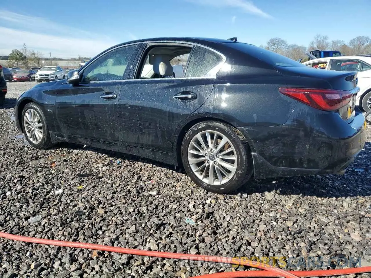 2 Photograph of a damaged car JN1EV7AP3KM516525 INFINITI Q50 2019