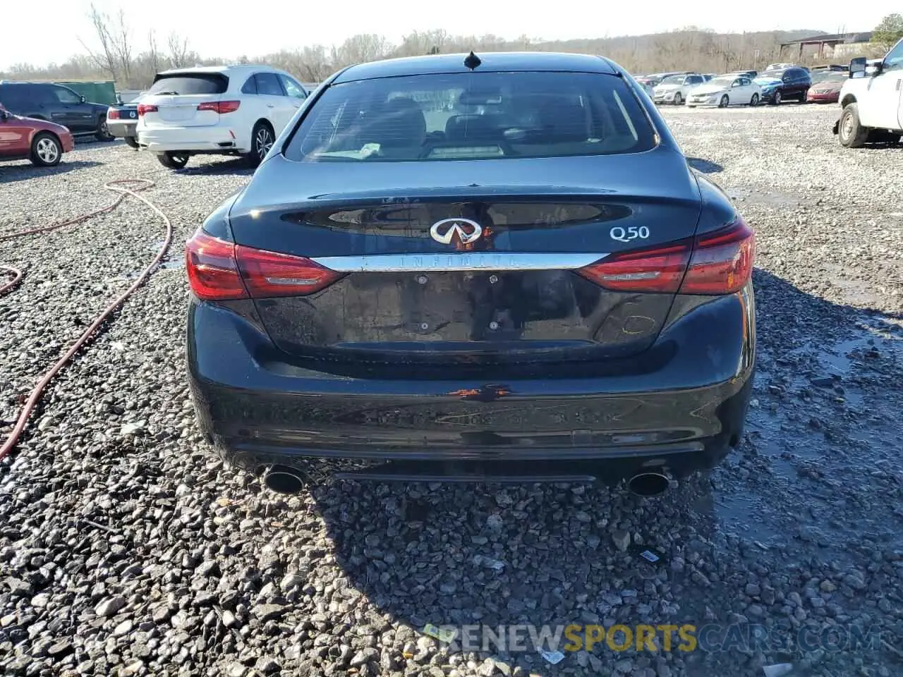6 Photograph of a damaged car JN1EV7AP3KM516525 INFINITI Q50 2019