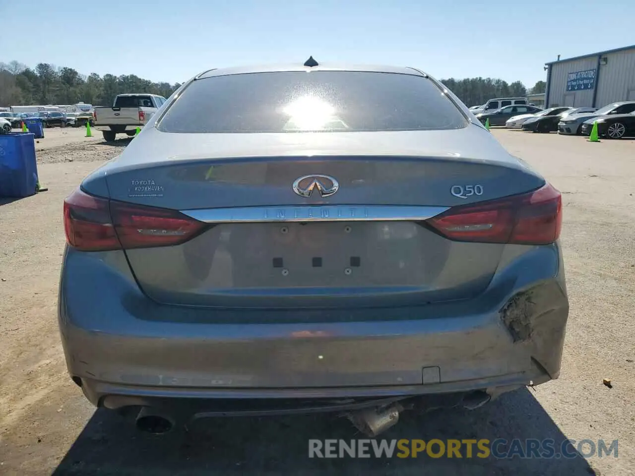 6 Photograph of a damaged car JN1EV7AP3KM516802 INFINITI Q50 2019