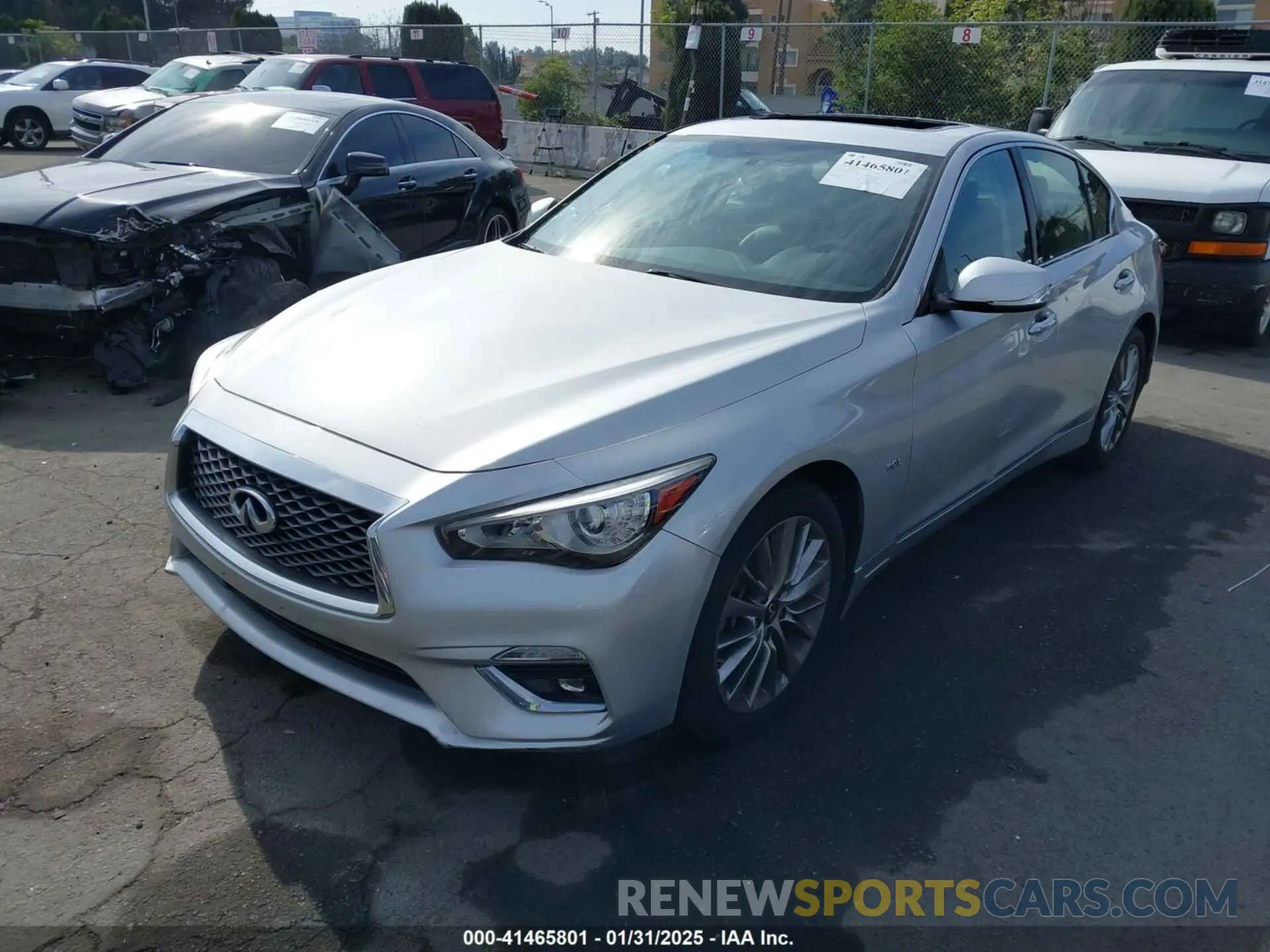 2 Photograph of a damaged car JN1EV7AP3KM541960 INFINITI Q50 2019