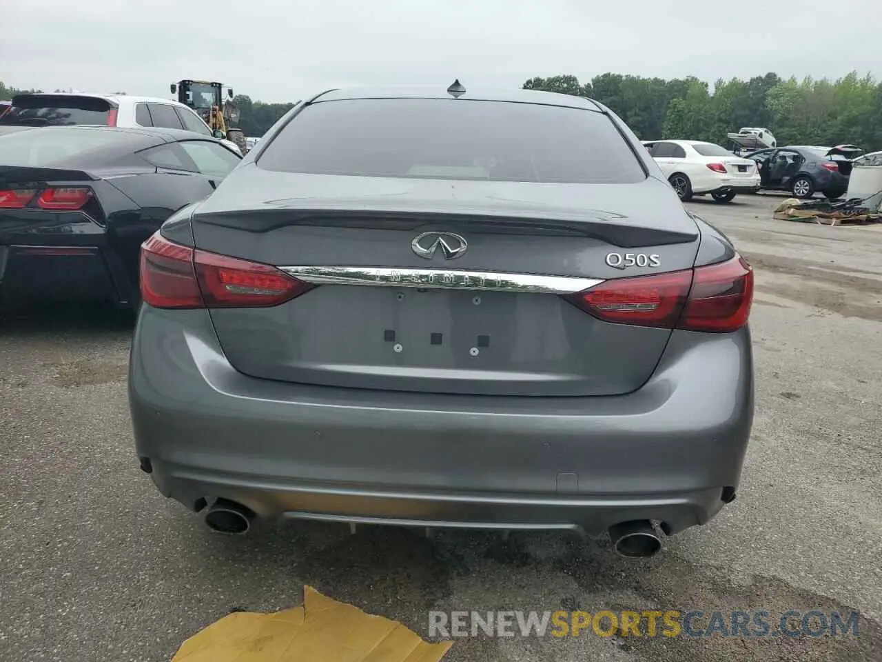 6 Photograph of a damaged car JN1EV7AP4KM510586 INFINITI Q50 2019