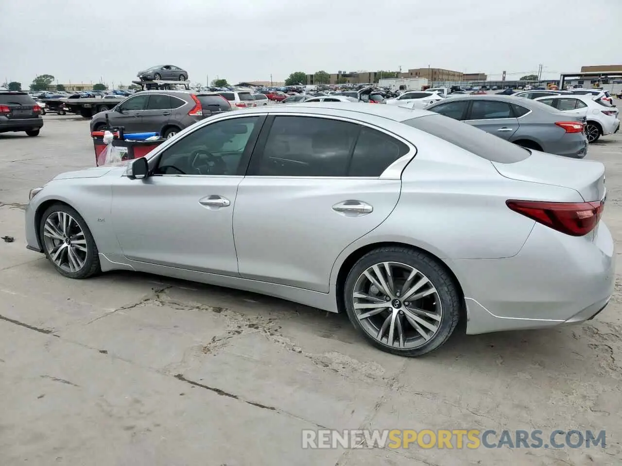 2 Photograph of a damaged car JN1EV7AP4KM511060 INFINITI Q50 2019