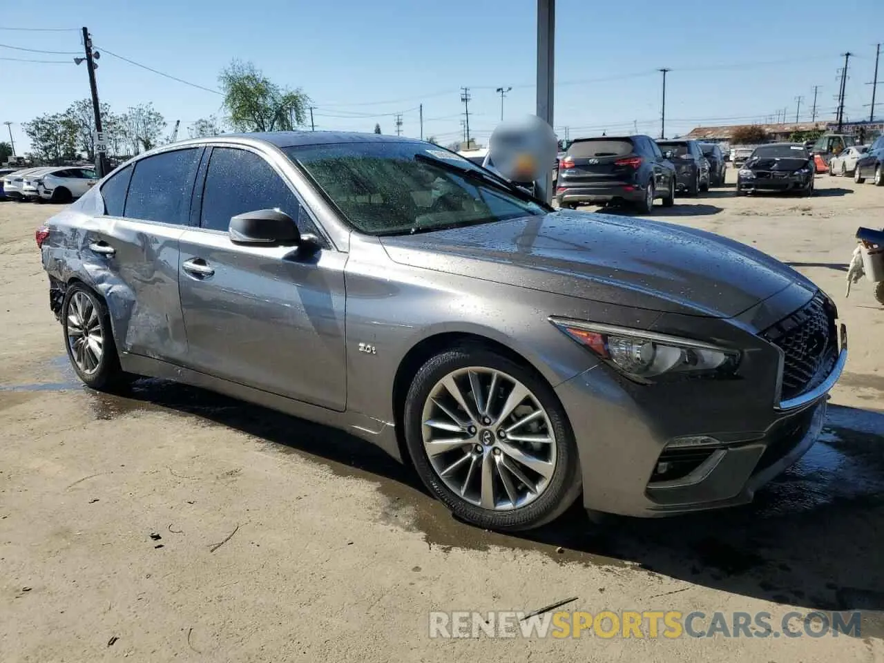 4 Photograph of a damaged car JN1EV7AP4KM514928 INFINITI Q50 2019