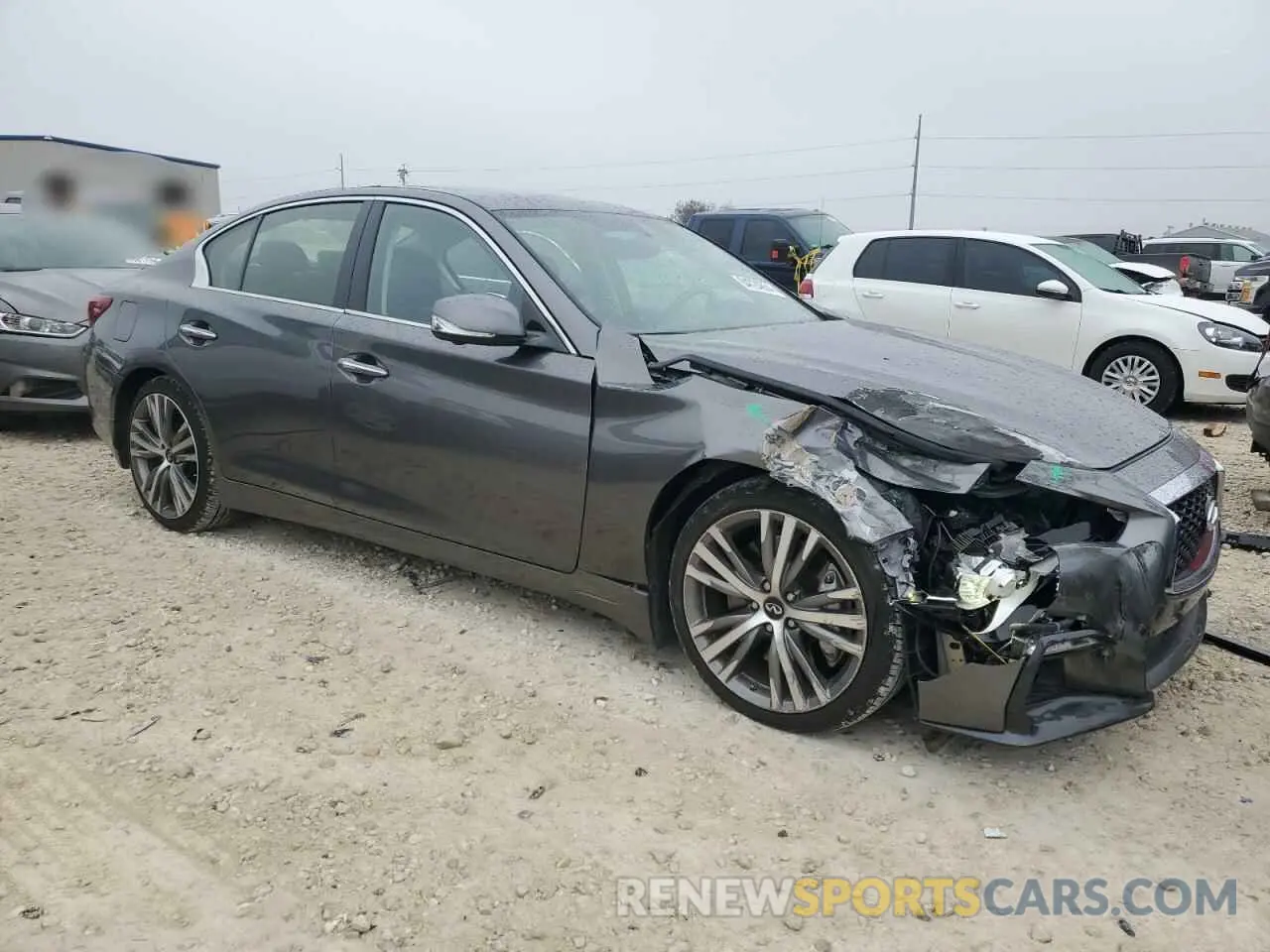 4 Photograph of a damaged car JN1EV7AP4KM515092 INFINITI Q50 2019