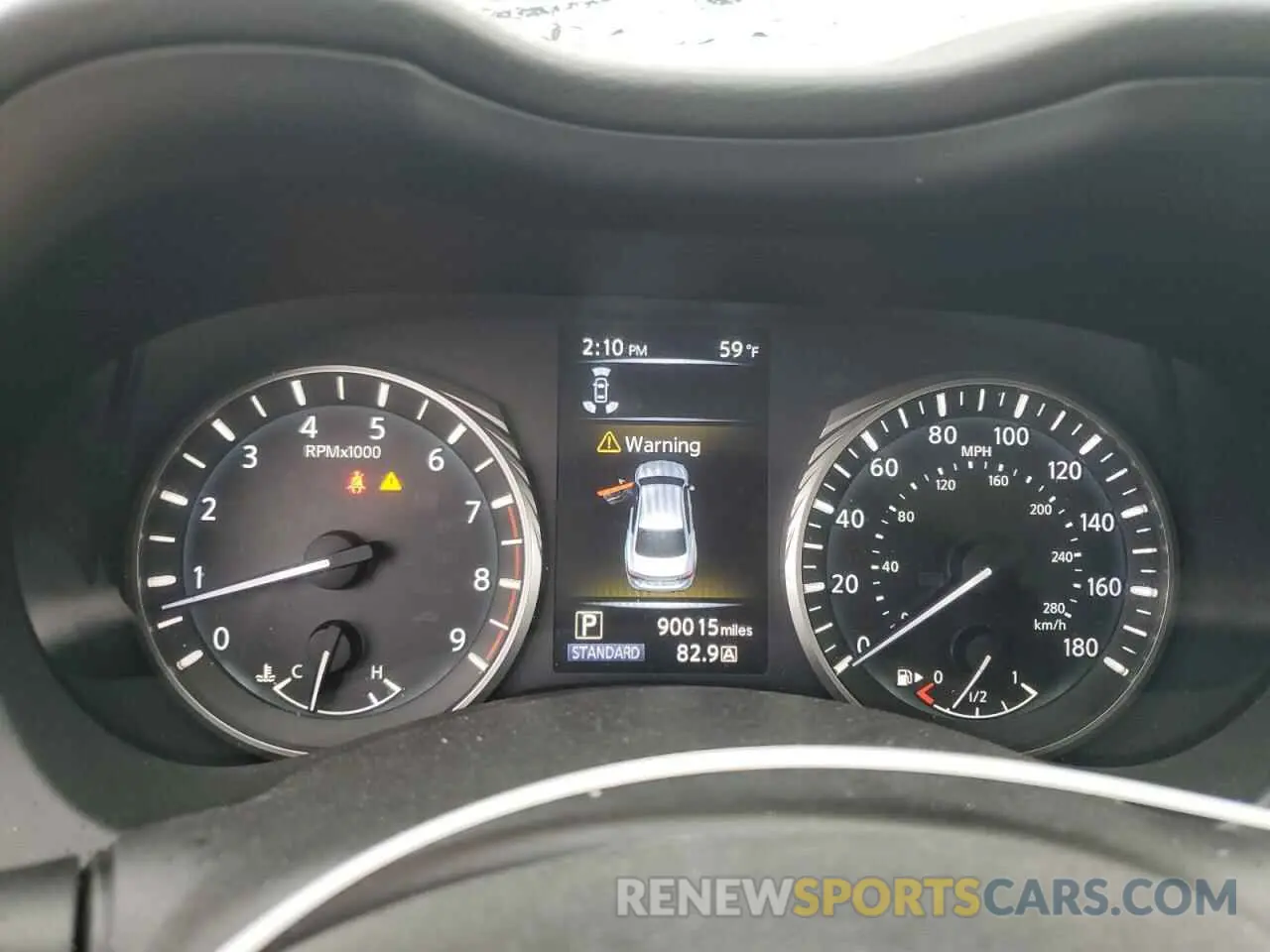 9 Photograph of a damaged car JN1EV7AP4KM515092 INFINITI Q50 2019